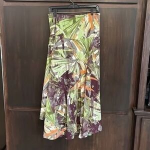 Tropical Print Women's Skirt
